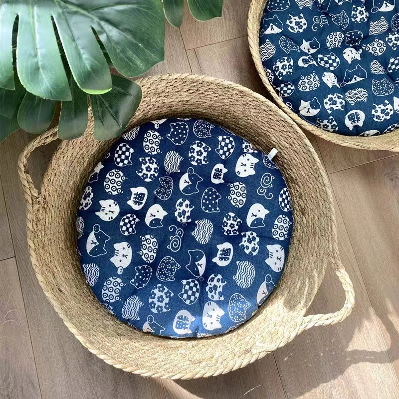 Cat Gog Bed Rattan Four Season Cat Bed Summer Cool Nest