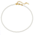 White Pearl Chokers Necklace