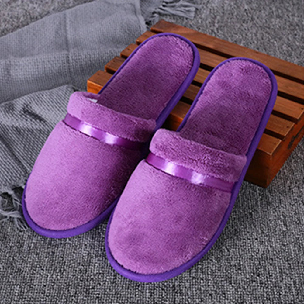 All-inclusive Slippers Men Women Hotel Disposable Slippers Hospitality Travel Comfor Multi-colored Breathable Slides Sandals