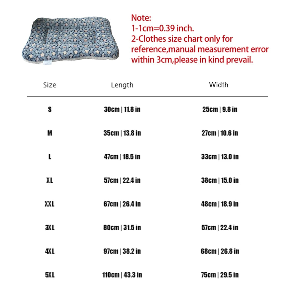 Flannel Mat For Pets Thicken Sleeping Mat