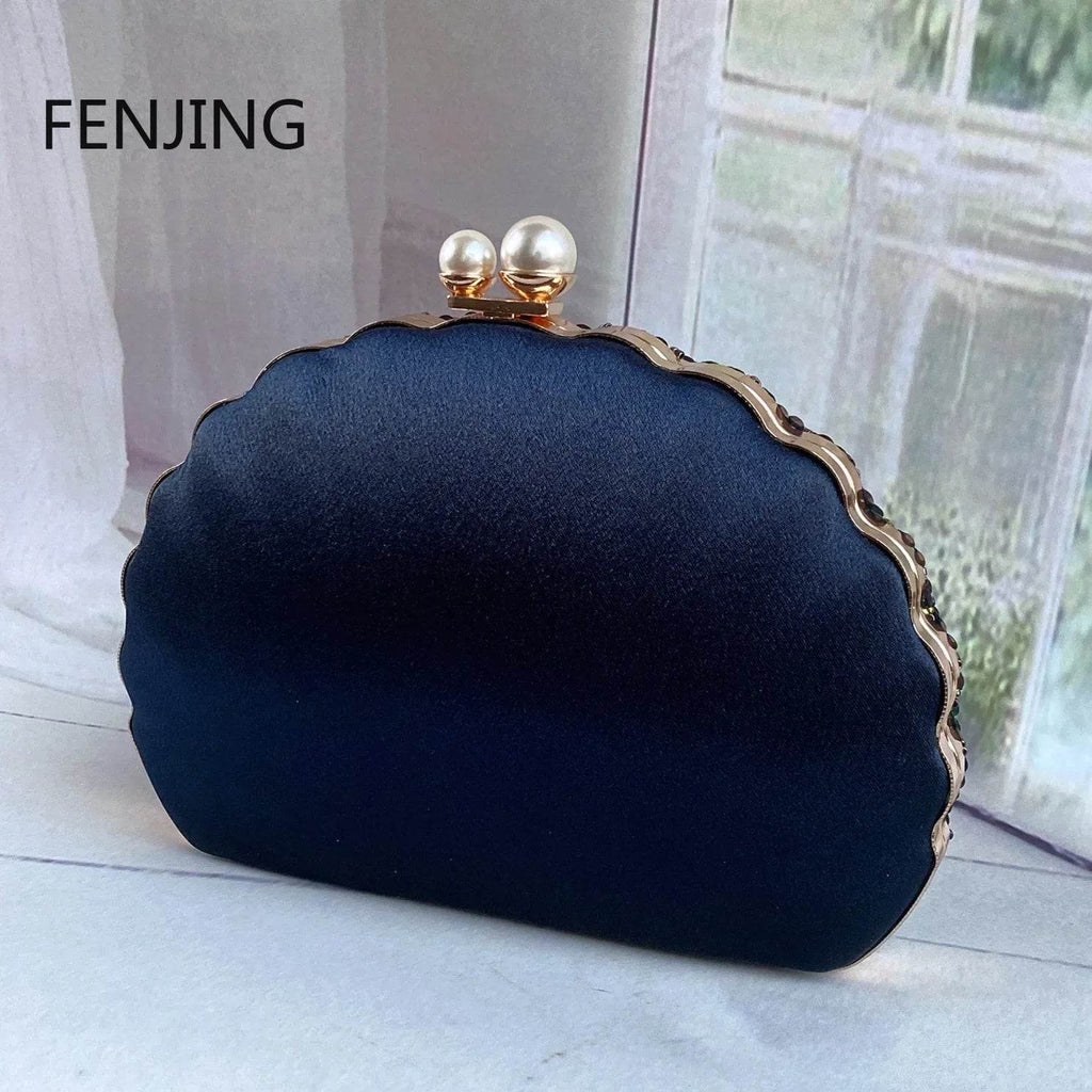 Evening Bags Luxury Lady Novelty Purses for Weddings Party Peacock Shape Design Party Clutches Blue Clutch Bag Women Handbags - Imbasat