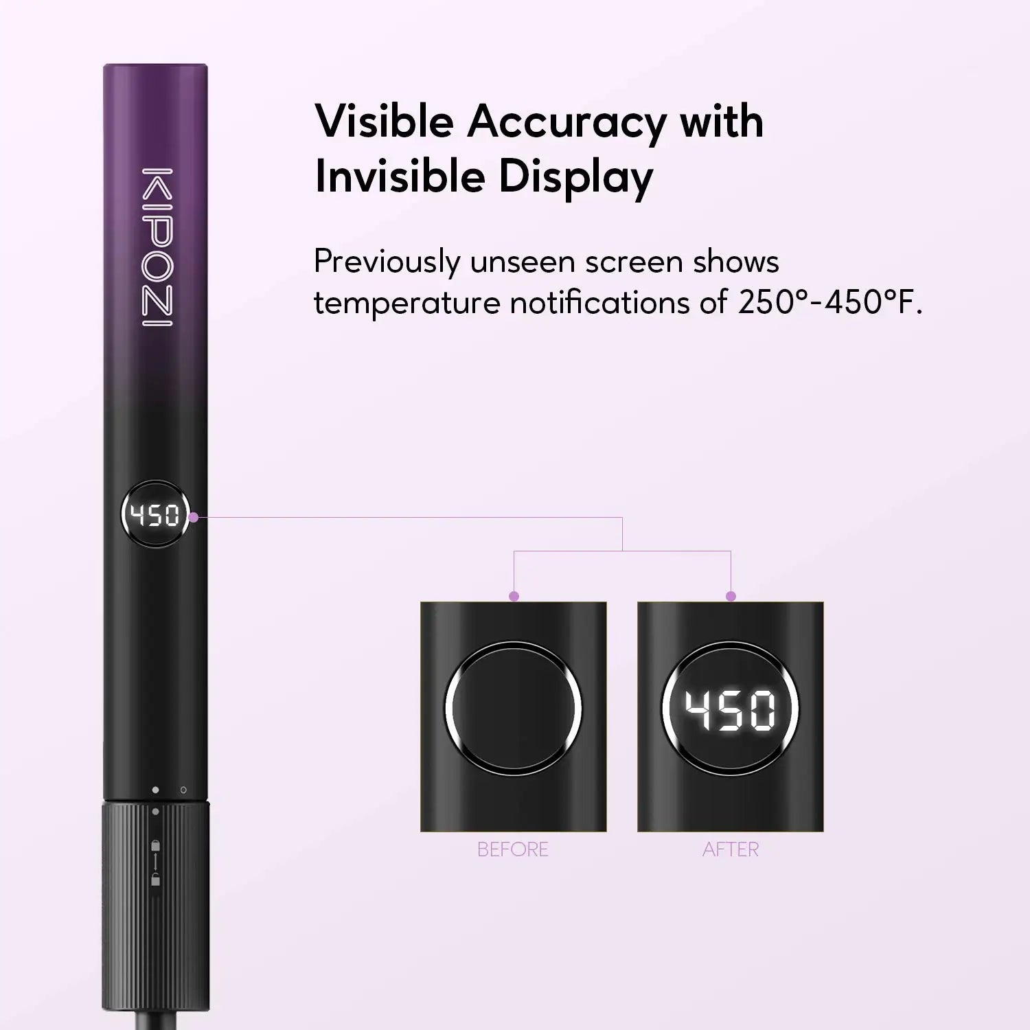 KIPOZI V7 Pro Hair Straightener Curler