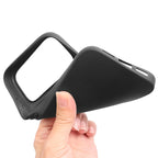 Matte Black iPhone Case Non-Slip Shockproof Soft TPU Cover