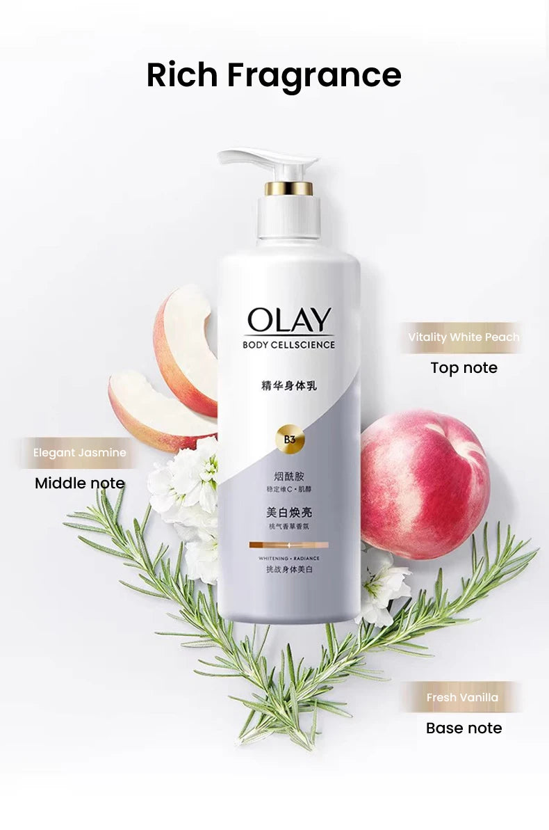 Olay Whitening &Moisturizing Body Cream B3+ Vitamin C Essence Nicotinamide Fragrance Olay Body Lotion