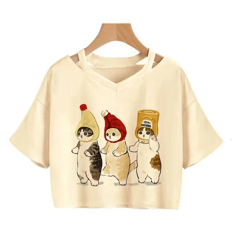 Ulzzang Aesthetic Crop Top