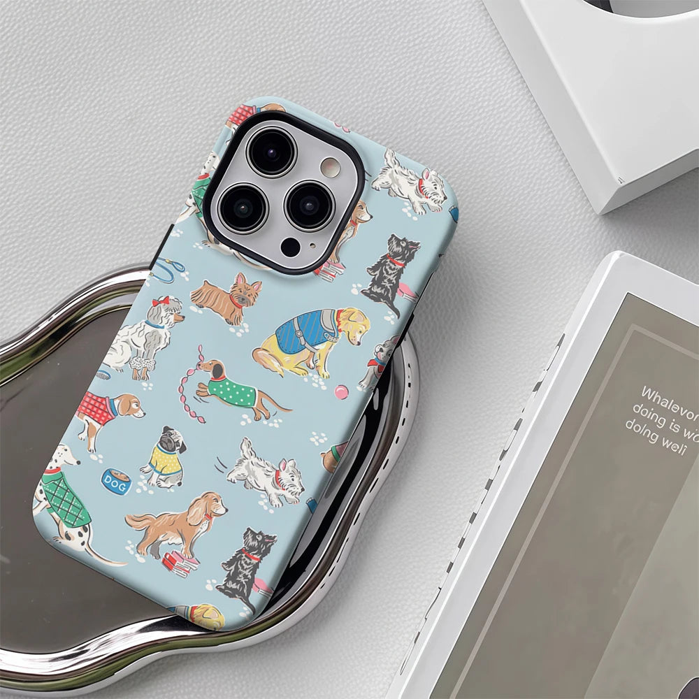 Cute Dog iPhone Case Must-Have Double Layer Cover