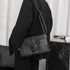 Luxury Designer Clutch for Men Fashion Crocodile PU Leather Men's Clutches Bag Zipper Hasp Evelope Bag Business Clutch Handbags - Imbasat