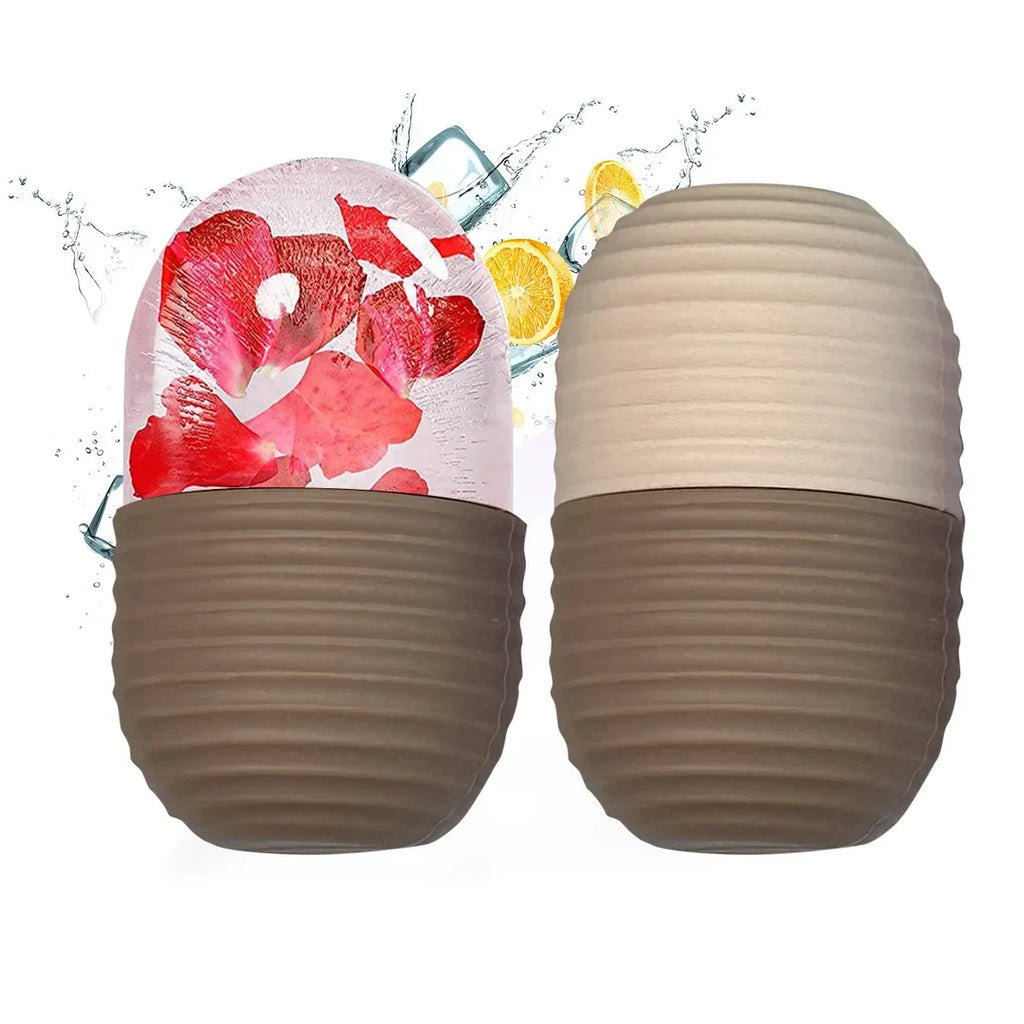 Silicone Ice Facial Roller Face Lifting Contouring Tools Ice Cube Trays