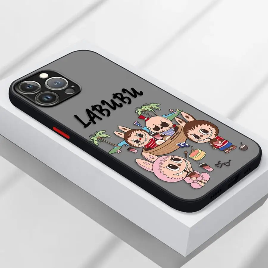 Cartoon Labubu Phone Case for iPhone