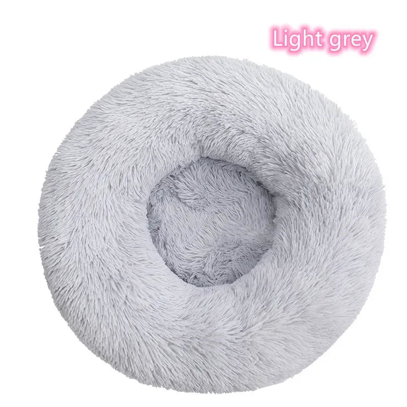 Super Soft Pet Cat Bed Plush Full Size Washable Calm Bed Donut Bed Comfortable Sleeping Artifact Suitable For All Kinds Of Cats