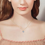 3.0 Carat Moissanite 925 Silver Diamond Necklace