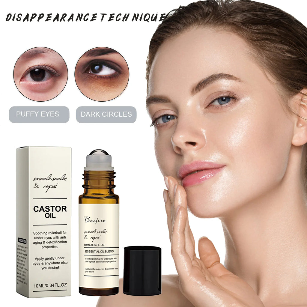 Castor Oil Eye Serum Anti-wrinkle Remove Dark Circles Eye Bags Anti-puffiness Lift Firm
