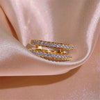 Yellow Gold Plated Rings Real 925 Silver D Color VVS1 Moissanite