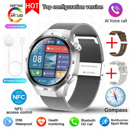 Xiaomi Watch GT5 Pro Smart Watch HD AMOLED Screen NFC GPS Tracker Bluetooth Call Health Waterproof Smartwatch Men Women