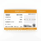 Solitaire 1ct D Moissanite Earrings Diamond Sterling Silver Hoop 14k Gold