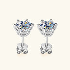 IOGOU Real 925 Silver Moissanite Jewelry Set Gold