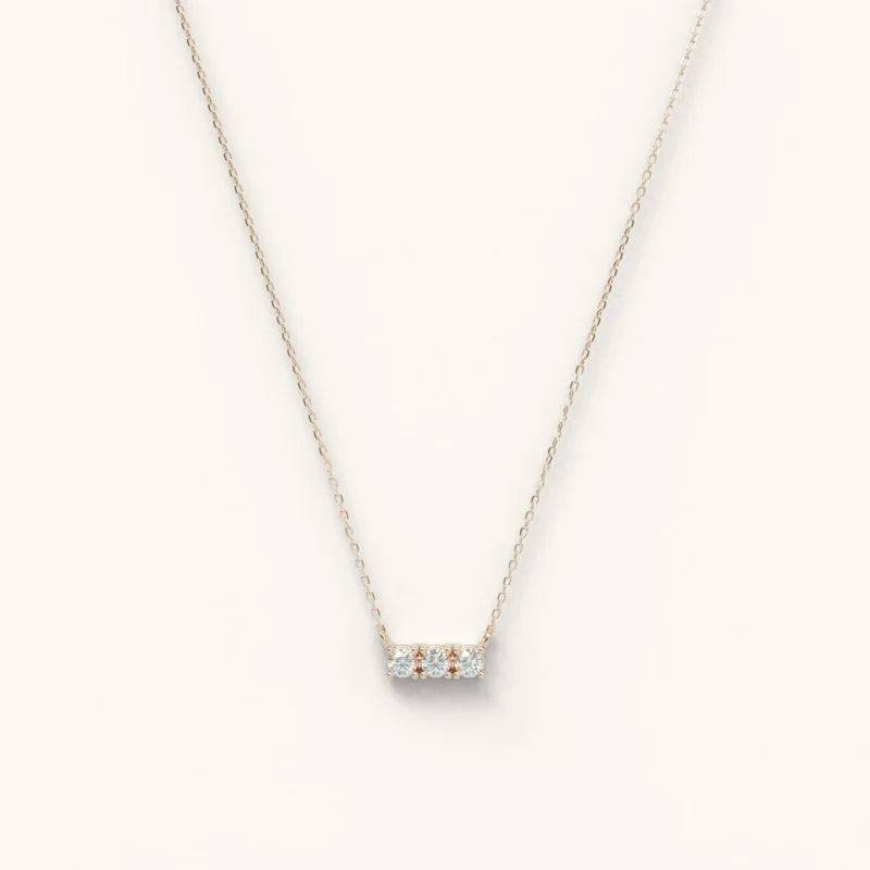Moissanite Diamond Pendant Necklace