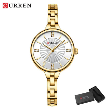 CURREN Luxury Women Bracelet Quartz Watches For Women Magnetic Watch Ladies Sports Dress Wrist Watch Clock Relogio Feminino