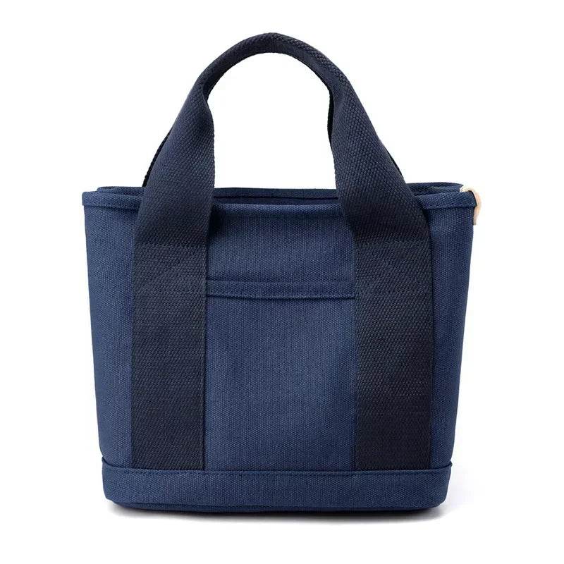 Small Bag with Zipper This Thousand Layer Bags Small Lady Single Shoulder Portable Thickened Canvas Mobile Phone Bucket Tote Bag - Imbasat
