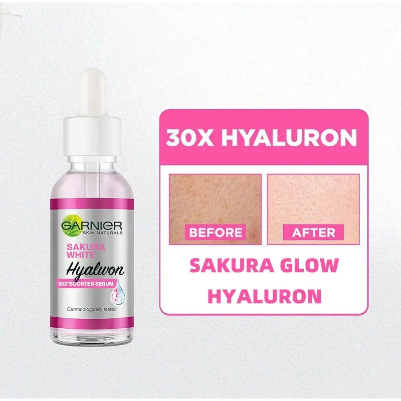 30ml Garnier Whitening Essence Removes Acne Marks Comedones Blackheads Facial Repair Serum Shrinks Pores Moisturizes Essence