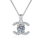 Lefei Fashion Luxury Trendy Classic Moissanite Fine Creative Sweat Flower Necklace