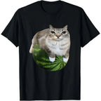Cat Silly Cat Meme T-Shirt A Hilarious Watermelon Print Shirt