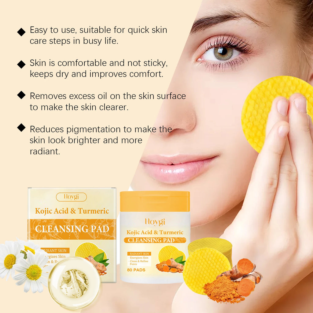 Turmeric Kojic Acid Cleansing Pads