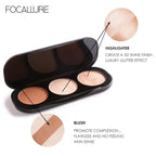 Focallure 3 In 1 Makeup Palette Blush Highlighter Face