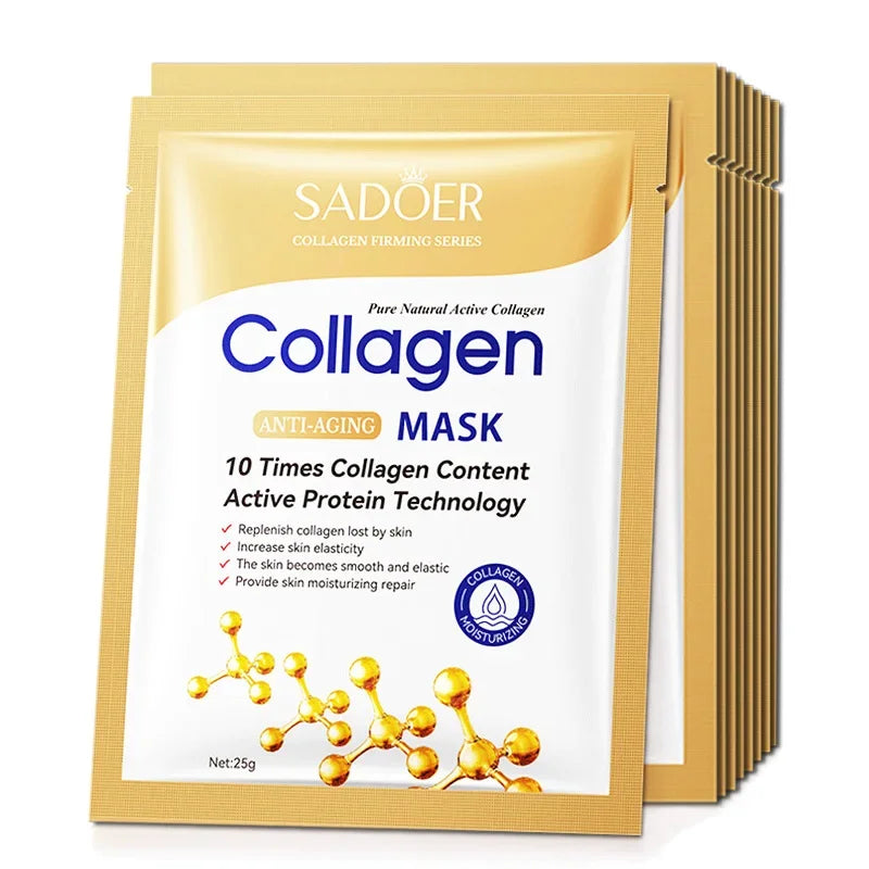 Anti-wrinkle Collagen Moisturizing Anti-aging Repair Brightening skincare Face Sheet Mask Facial