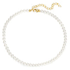 White Pearl Chokers Necklace