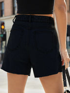 women's summer casual loose denim shorts