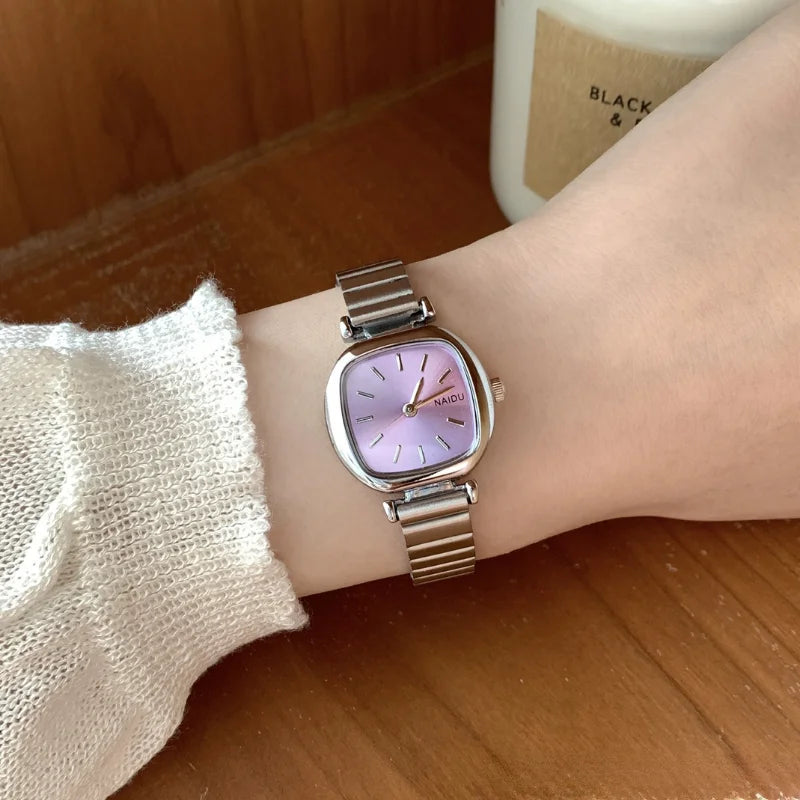 Brand Women Quartz Watch Adjustable Stainless Steel Strap Luxury Gift Ladies Wristwatch Dropshipping Clock Relojes Para Mujer