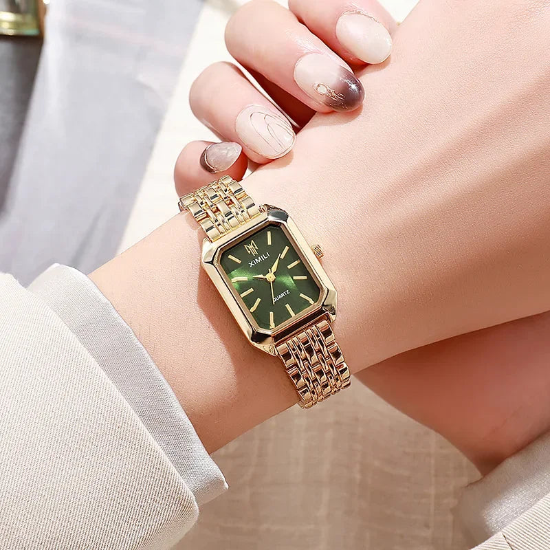 zkceenier Steel Strap Watch Women