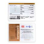 VVS1 Moissanite Pendant Necklace S925 Sterling Silver Plated 18K