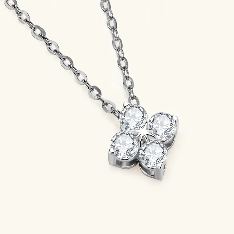 OEVAS Sterling Silver 0.4CT Moissanite Diamond