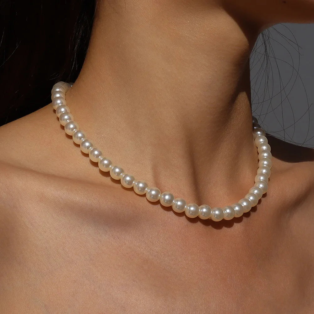 Pearl Choker Necklace For Women