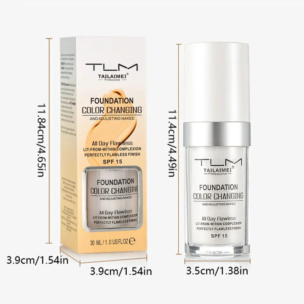 Warm Change liquid foundation sunscreen lasting