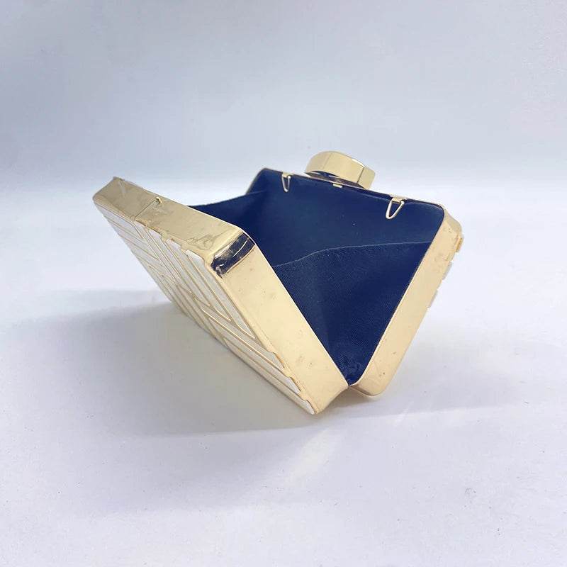 Handbags For Women Evening Dresses Bags Gold Clutch Party Purse Wedding Shoulder Crossbody Luxury Designer Bags High Quality New - Imbasat