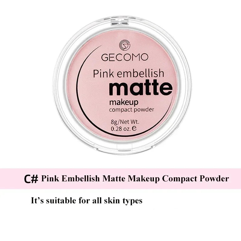 Makeup Matte Mist Velvet Compact Powder Waterproof