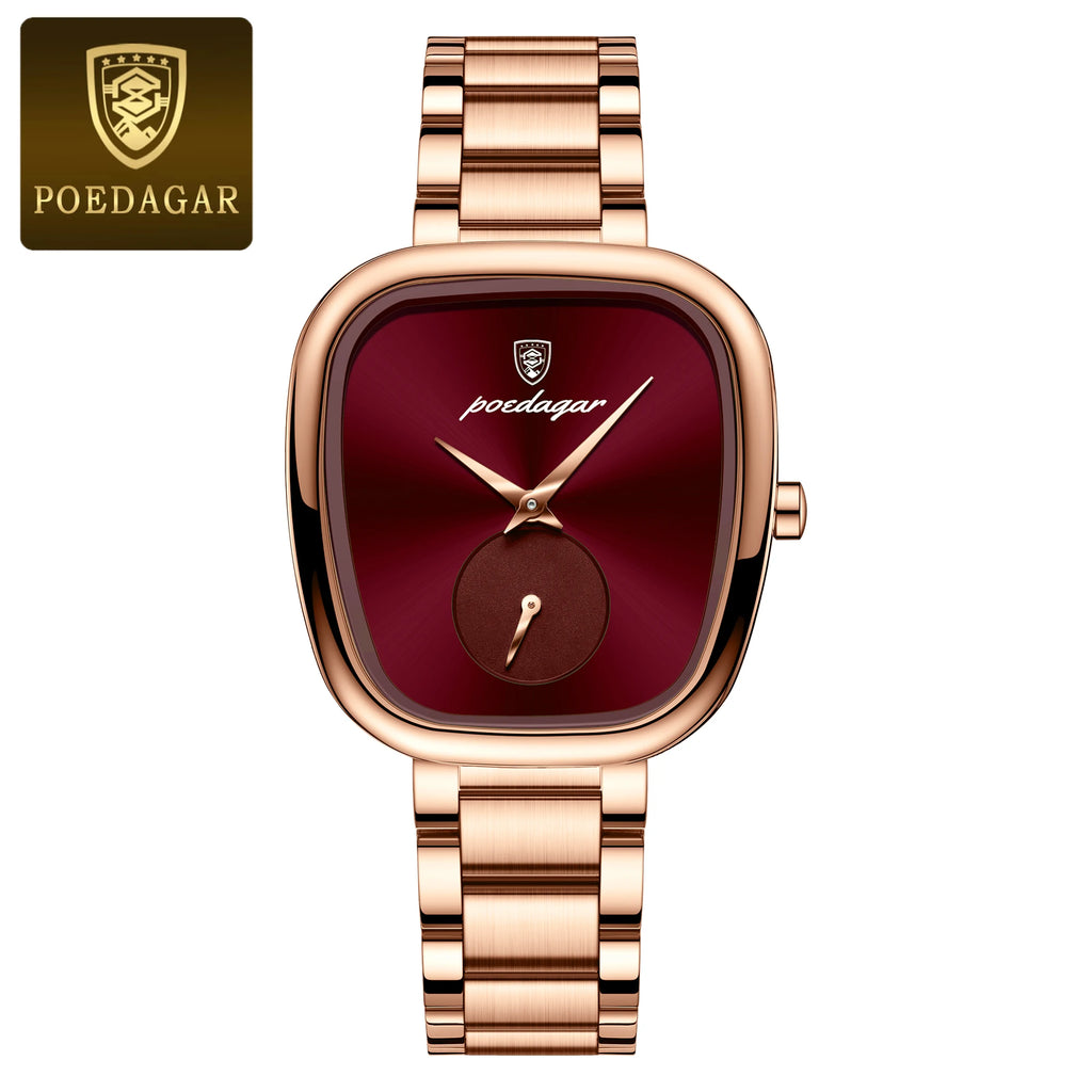 POEDAGAR Luxury Watch for Woman Waterproof