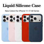 Original Silicone iPhone Case Full Cover for All Models