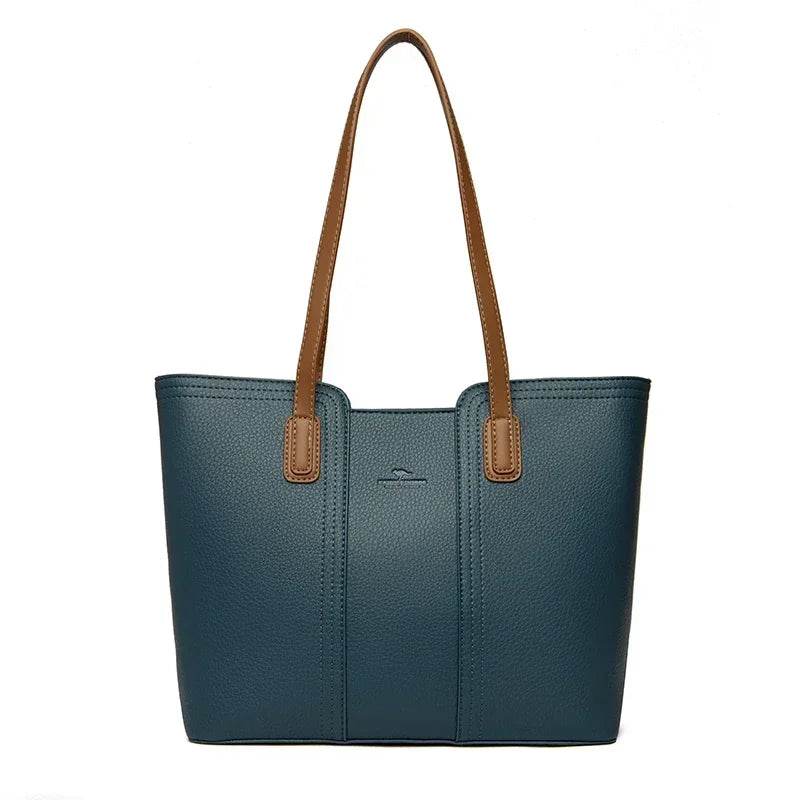 Genuine Brand 3 Layers Women Bags Designer HIgh Quality Soft Leather Large Women 2024 Shoulder Bag Messenger Handbag 2024 - Imbasat