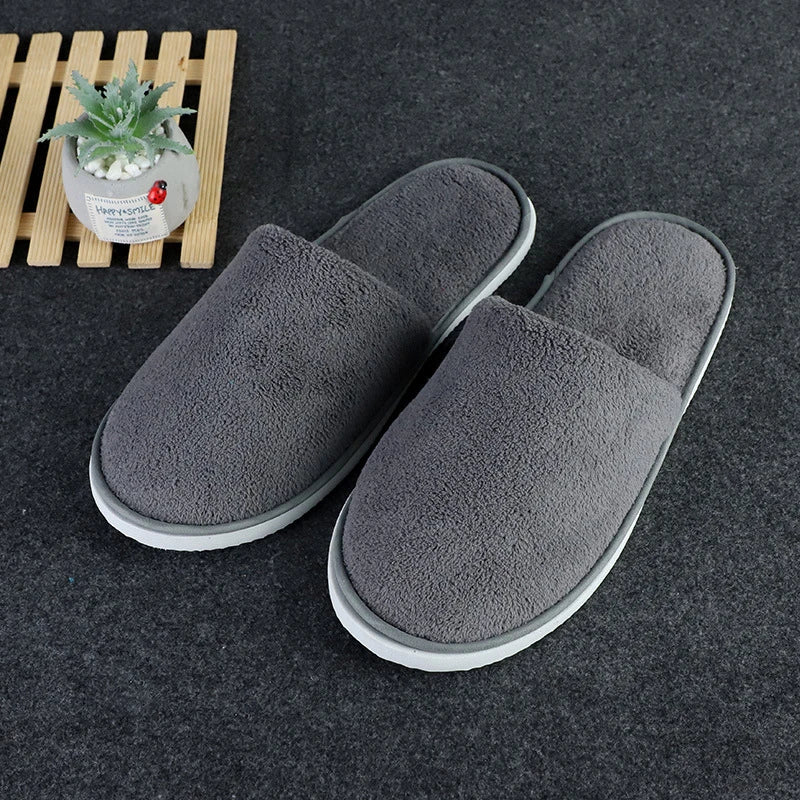 All-inclusive Slippers Men Women Hotel Disposable Slippers Hospitality Travel Comfor Multi-colored Breathable Slides Sandals