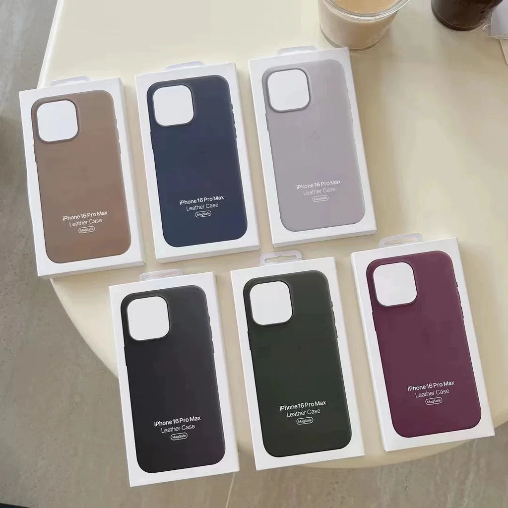 Leather With Magsafe Case For iPhone