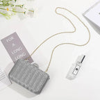 Weave Straw Evening Clutch Bags for Women Summer Party Fashion Shoulder Bags Luxury Purse Hadbags Wedding Bridal Clutches Sac - Imbasat