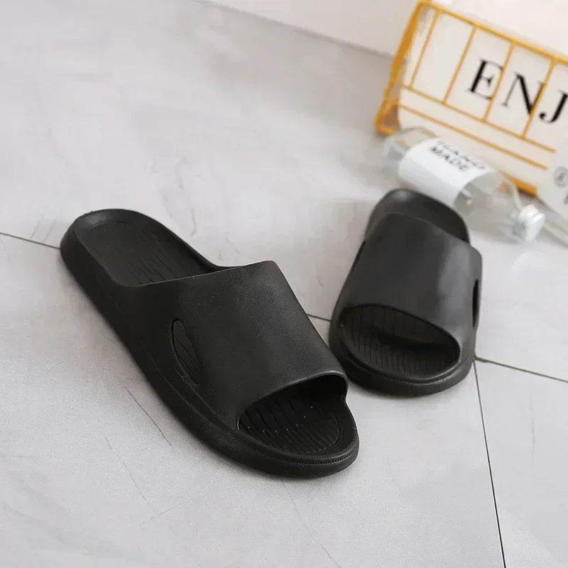 EVA Cloud Home Slippers Men Summer Indoor Floor Non Slip Sandals Couple Family Unisex Hotel Bathroom Flip Flops Slide Shoes - Imbasat
