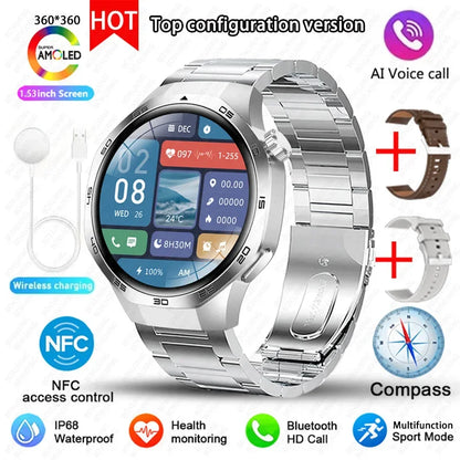 Xiaomi Watch GT5 Pro Smart Watch HD AMOLED Screen NFC GPS Tracker Bluetooth Call Health Waterproof Smartwatch Men Women