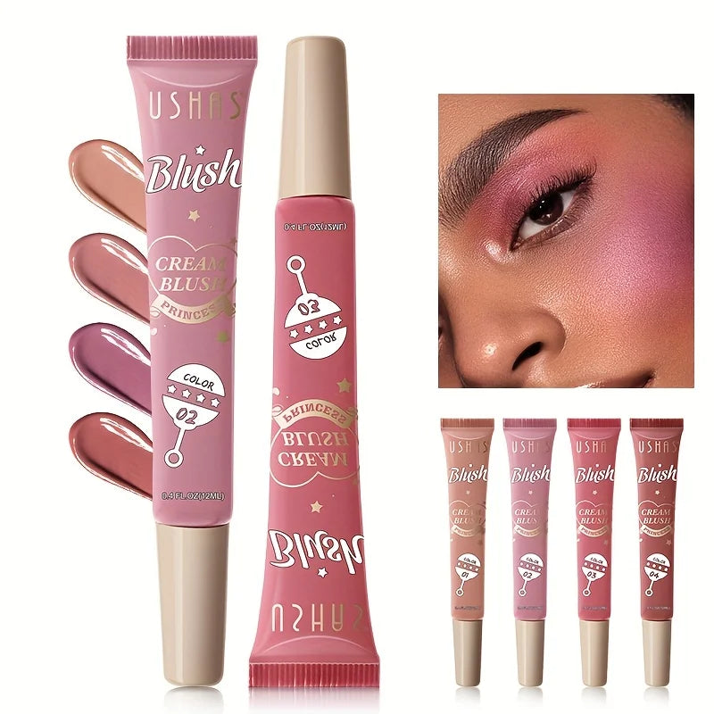 USHAS 4 Color Long-lasting Liquid Blush