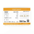 1CT 2CT 3CT D Color Moissanite Earrings Silver 925 Piercing Stud