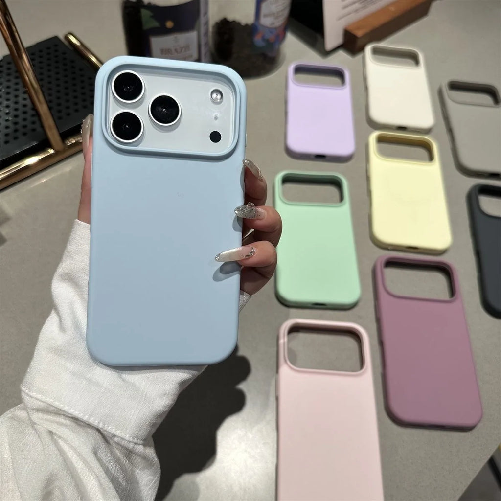 Original Silicone iPhone Case Full Cover for All Models